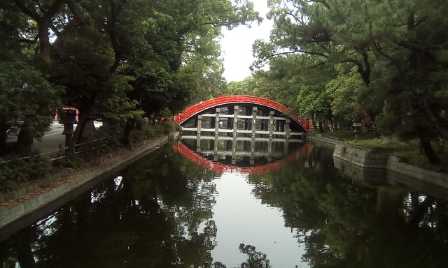 Sumiyoshi Taisha, Sorihashi Bridge, Osaka