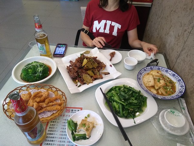 Dinner in Zhangjiajie, Hunan Province
