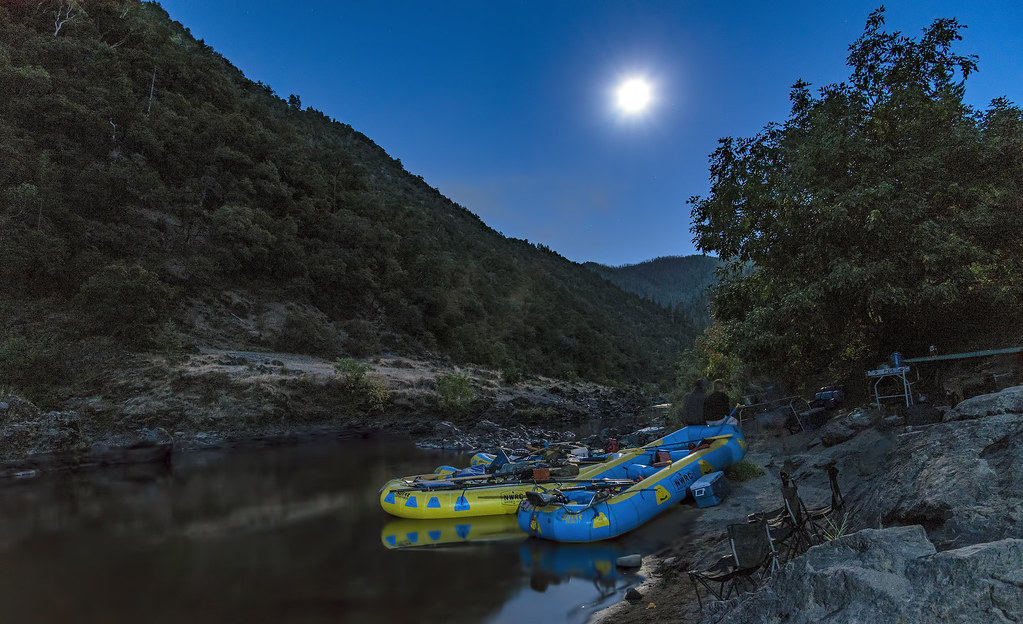 Moonlight on the Wild & Scenic Rogue River