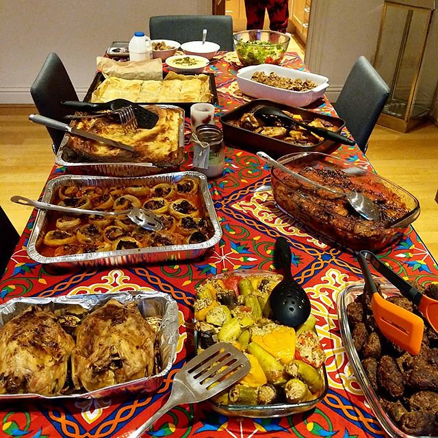Our first iftar, with an incredible Egyptian spread! Thank… | Flickr