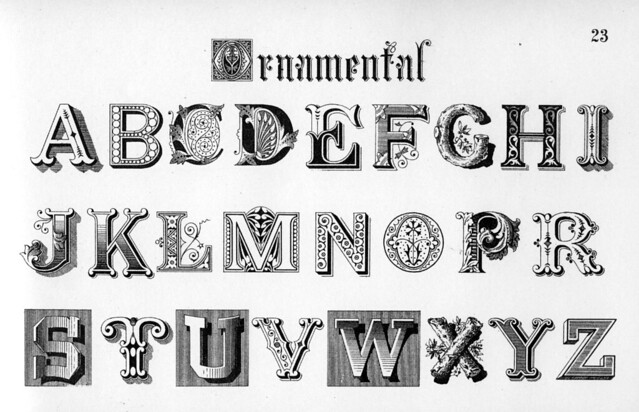 Draughtsman's Alphabets 1877