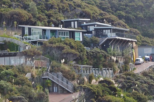 mangawhaiheads houses hillside views stairs pampaagrass balcony