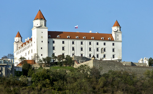 bratislava castle s danube slovakia
