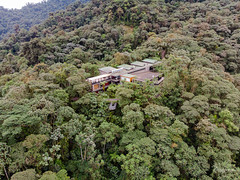 Dronepix above Mashpi lodge, Ecuador