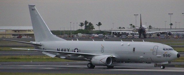 168996 | United States Navy | Boeing P-8A Poseidon (737-8FV) | Daniel K. Inouye International Airport | (HNL/PHNL)