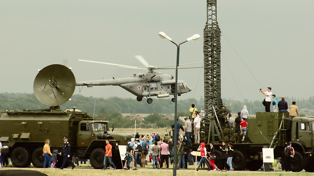 Ми-8АМТШ над аэродромом / Mi-8AMTSh above the airfield