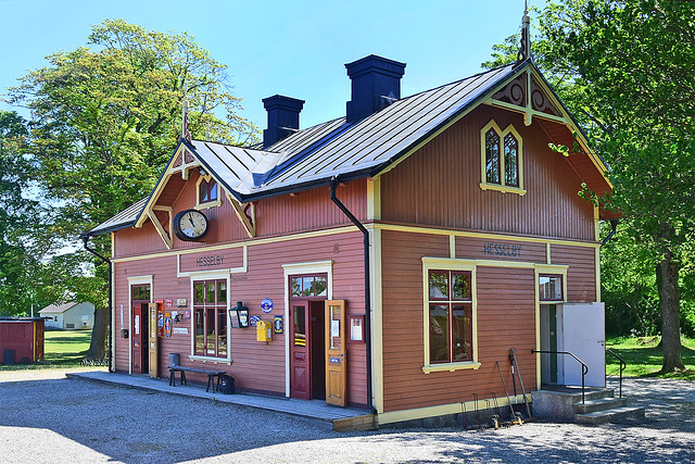 Hesselby Station, Gotlands Hesselby Jernväg, Dalhem - 25 May 2015