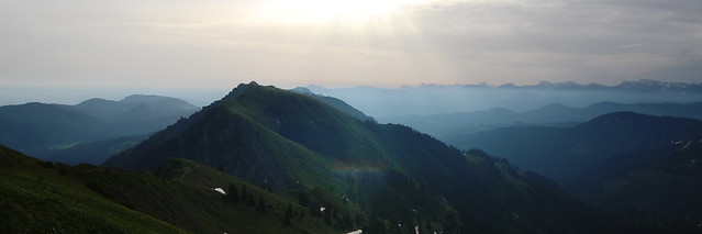 panorama view from mountain hochgrat