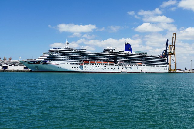 Cadiz Spain last impressions May 2018: Cruise Arcadia