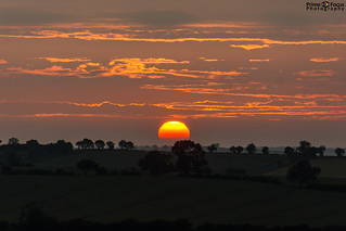 Sunset at Wilbarston