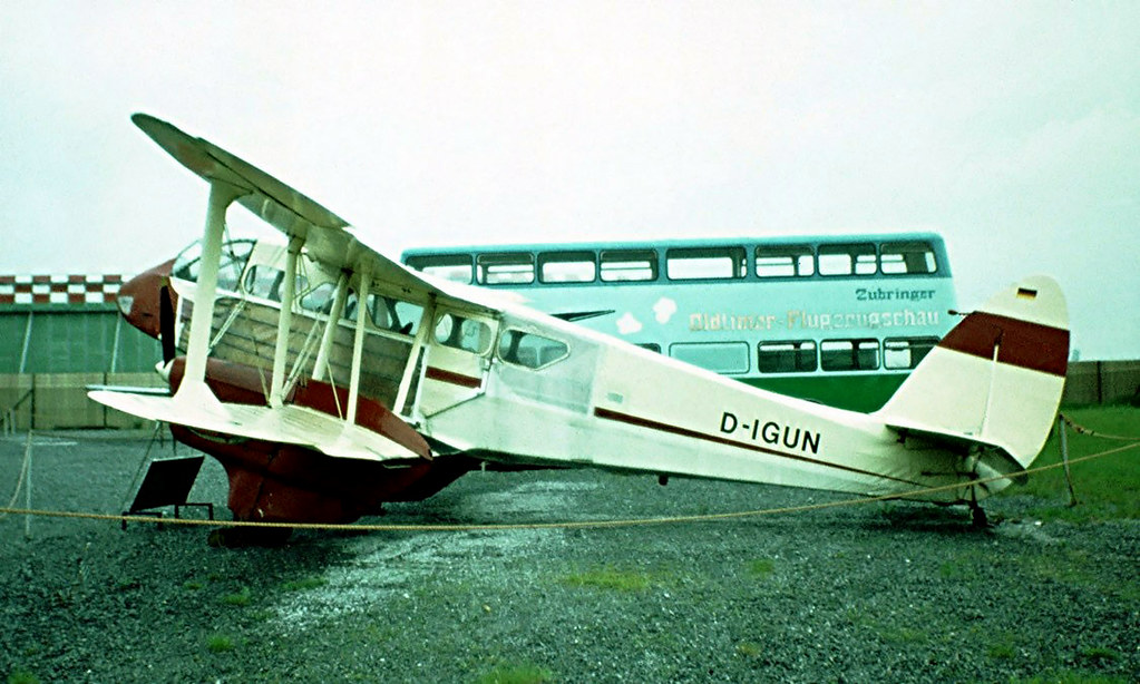 D-IGUN   De Havilland DH.89A Dragon Rapide [6437] (Air Classic) Dusseldorf~D 22/05/1982