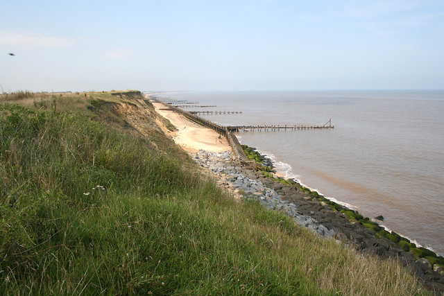 The coast near Hopton-on-Sea