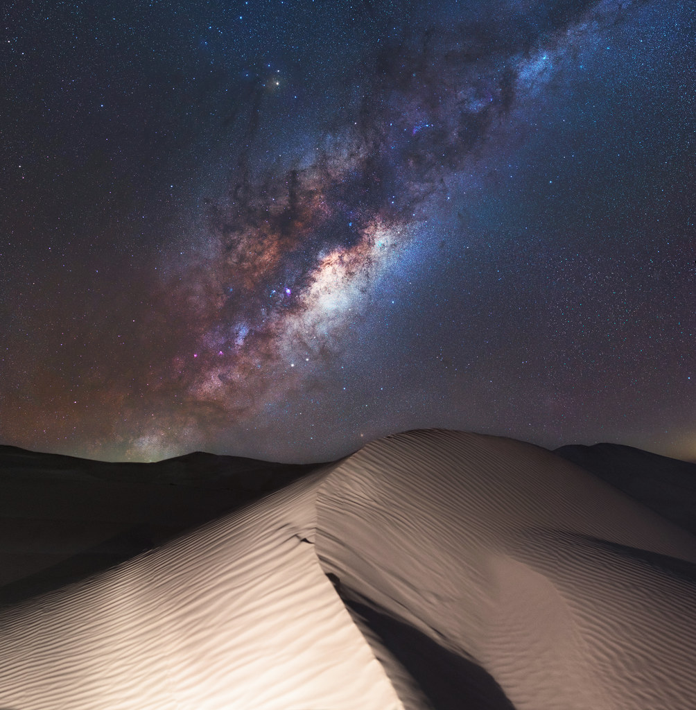 Milky Way over Nambung Desert, Western Australia