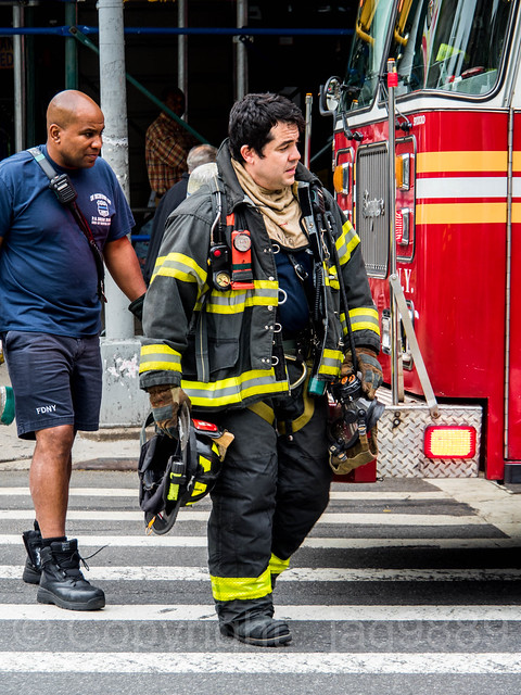 FDNY Engine 84 Firefighters, Washington Heights, New York City