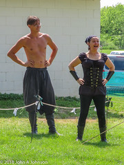 2018-06-02 Amana Renfest watching the pirates