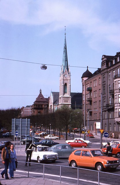 Strandvägen x Narvavägen. 1975