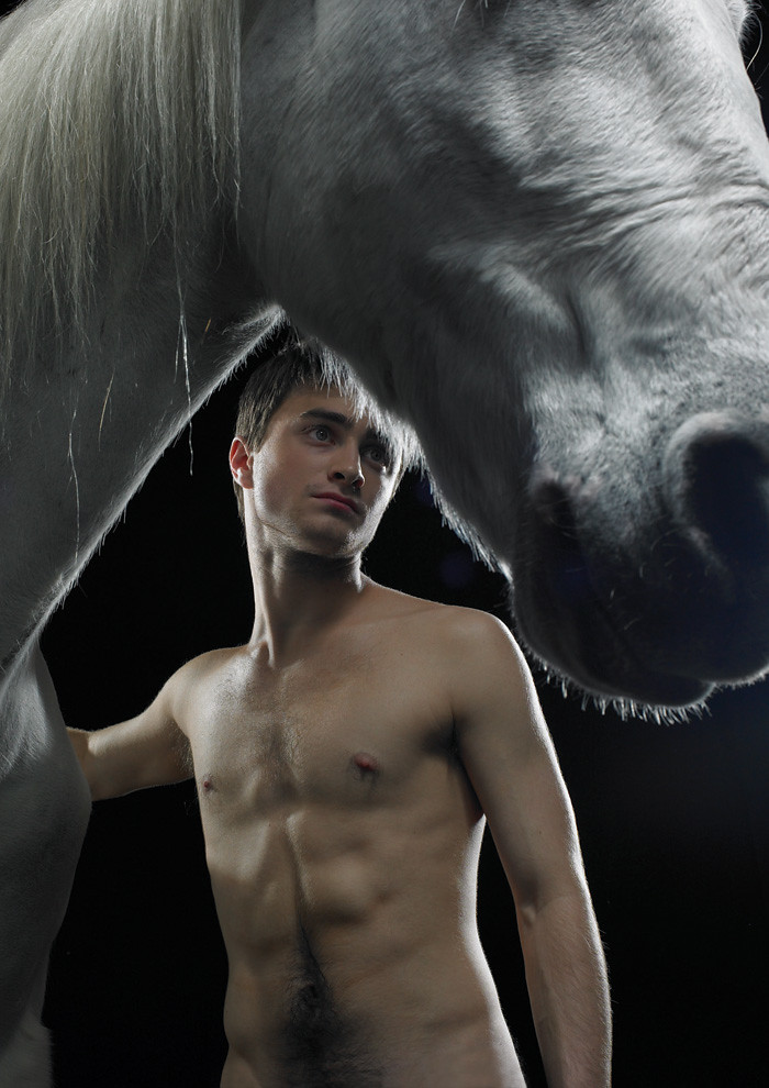 Daniel Radcliffe in Equus.