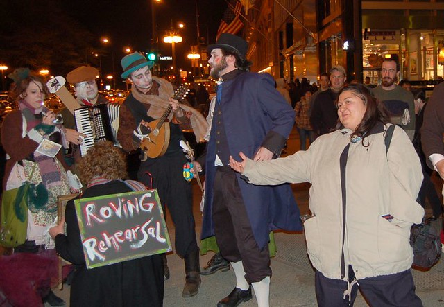 Chicago Looptopia - Performing With The Roving Rehersal Gang