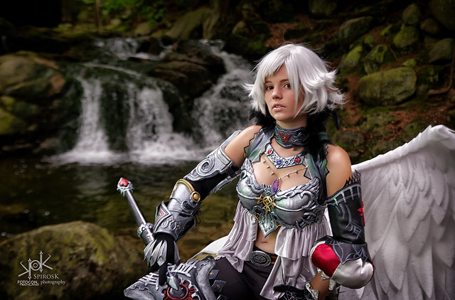 Fotocon 2017: Yosuii Cosplay as Kamael, training, from Lineage II, by SpirosK photography
