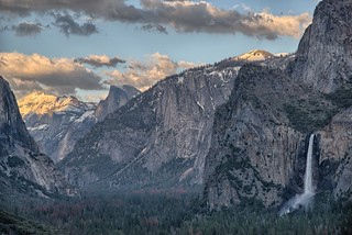El Capitan, Half Dome, and Bridalveil Fall - Yosemite National Park