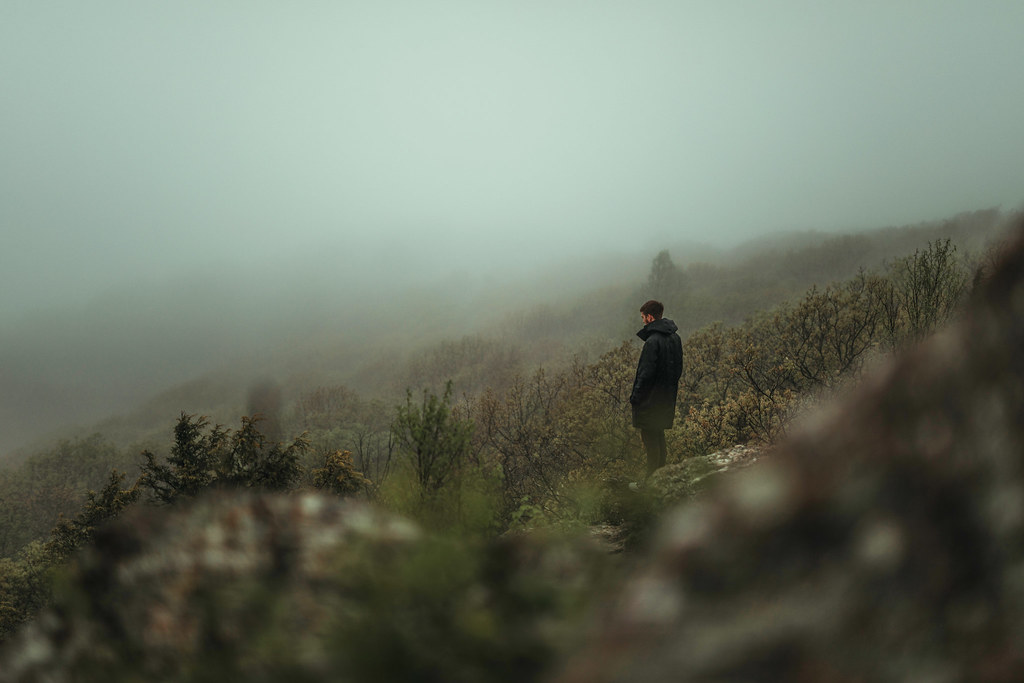 Lost in the skies while it's raining down