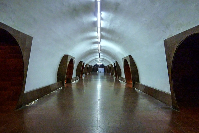Zoravar Andranik metro station, Yerevan, Armenia