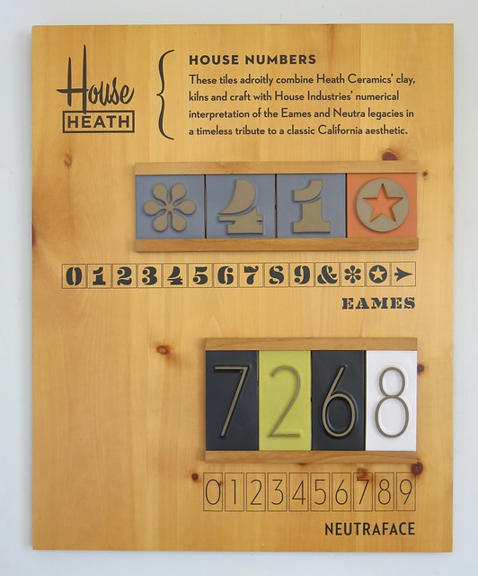 Heath Ceramics Clay House Numbers