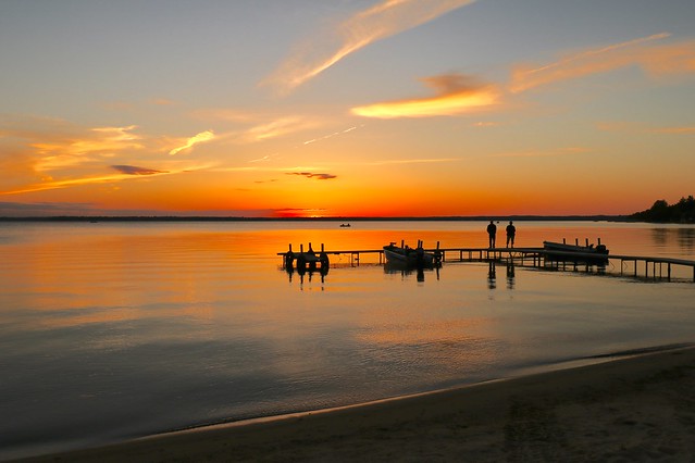 Lake Mitchell sunset