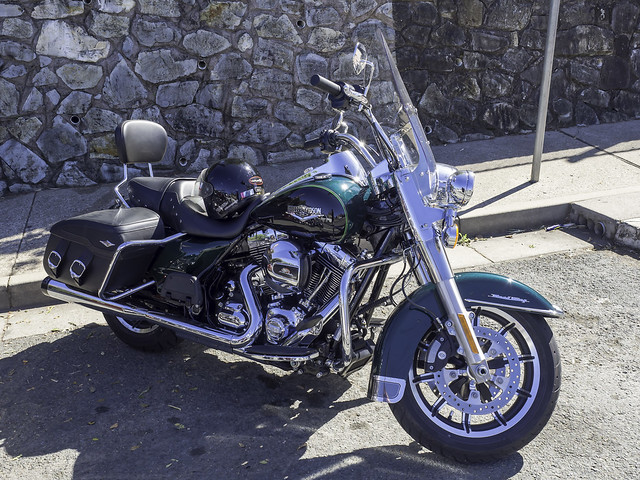 2016 Harley Davidson FLHR Road King seen at Rick's Garage, Palmwoods Qld