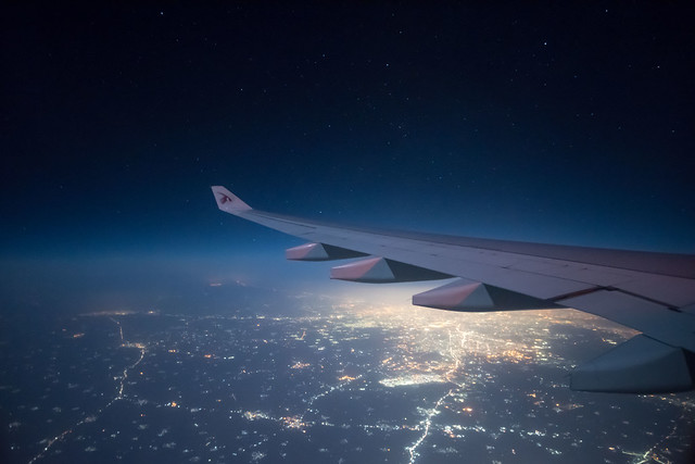 above India, Qatar airways