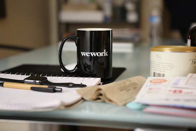 WeWork Cup on a Table - Credit to https://bestpicko.com/