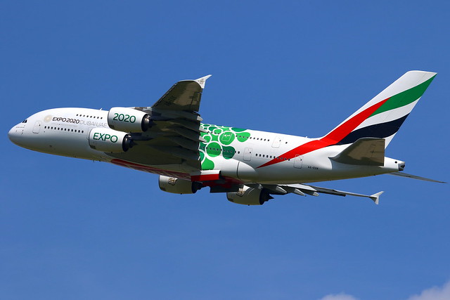 Emirates Airbus A380-861 
