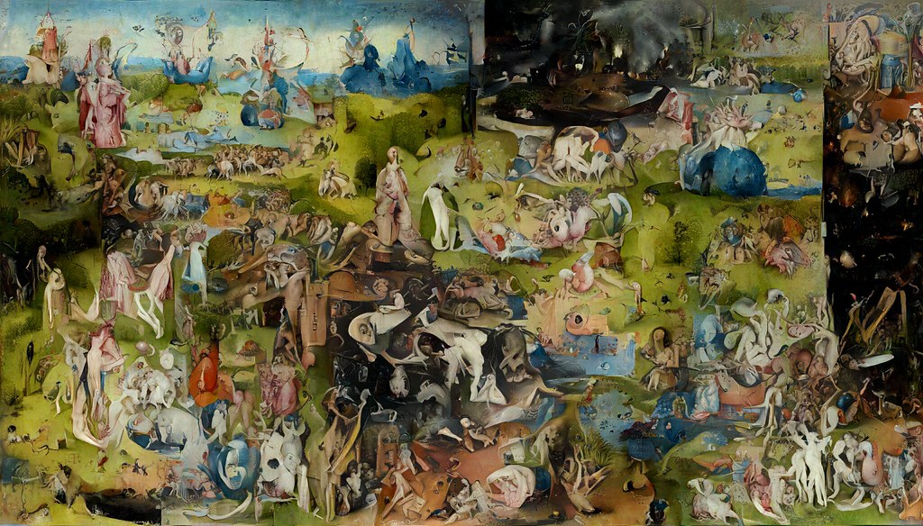 Texture Synthesis Of Garden Of Earthly Delights Hieronymu Flickr