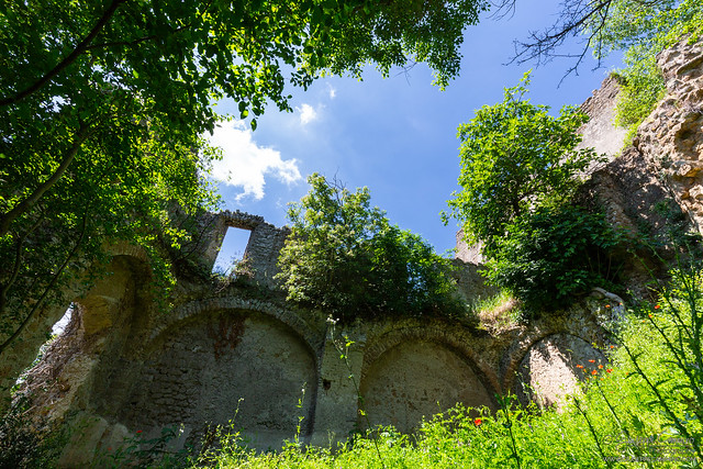 Ancient Monterano - Ruin interior