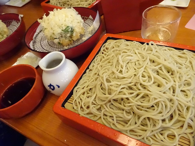 Sona Noodles with Kakiage Tempura @Sarashina-Horii, Azabu-Jyuban, Tokyo