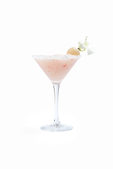 Fresh Lychee and Orchid Frosé
