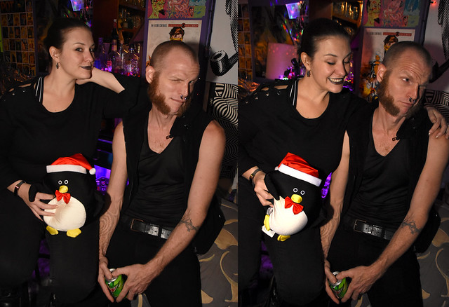 20171013 2133 - Rainbow Party #10 - Black - Clio's Coming Out - Celia & Ben - (by Sideshow Bob) - DSC_5160-diptych-5159