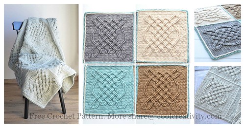 Celtic Tiles Blanket Free Crochet Pattern | by coolcreativity