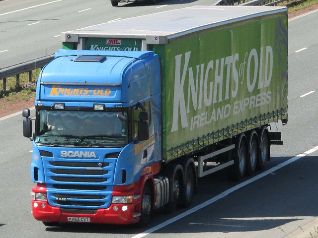 Knights Of Old (Ireland Express) Scania R440 Heading South On A1
