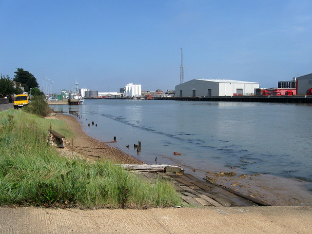 The River Yare, Great Yarmouth