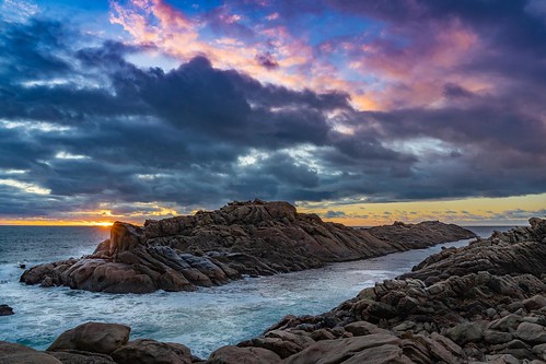 canalrocks westernaustralia sunset indianocean ocean sea waves sky clouds rocks capturingthecoast