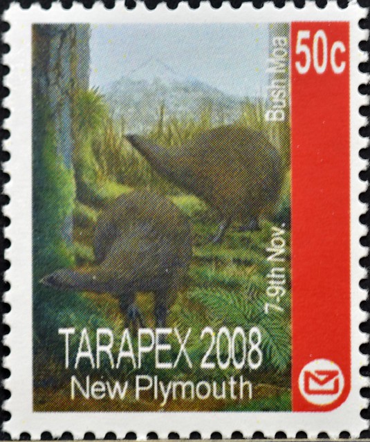 New Zealand (1265) 2008 Personalised Postage Stamps - Tarapex 2008 - Bush Moa Looking Left