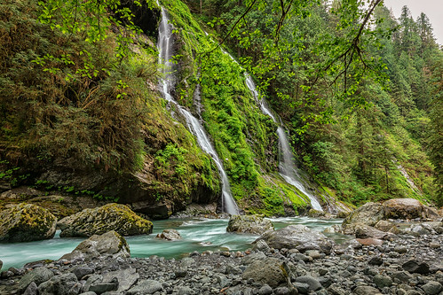 boulderriver featureshowfalls waterfall river boulders trees moss waterfalls