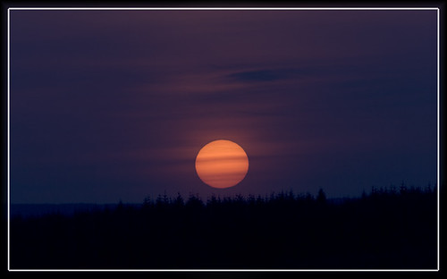 blue sunset red sky sun sunlight nature landscape scotland colours lowkey ayrshire
