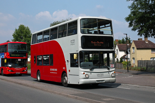 Rugby Shuttle, United Motorcoaches, TA40209, SN51SYH