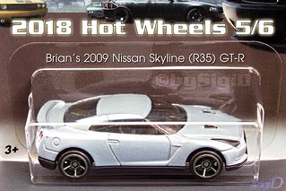 2018 Hot Wheels Fast /& Furious Fast Five 2009 Nissan GT-R 5//6