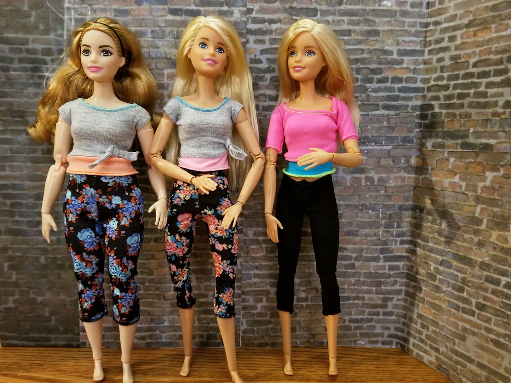 New Yoga Curvy with New Yoga Barbie&Pink Top, Comparison Ph…