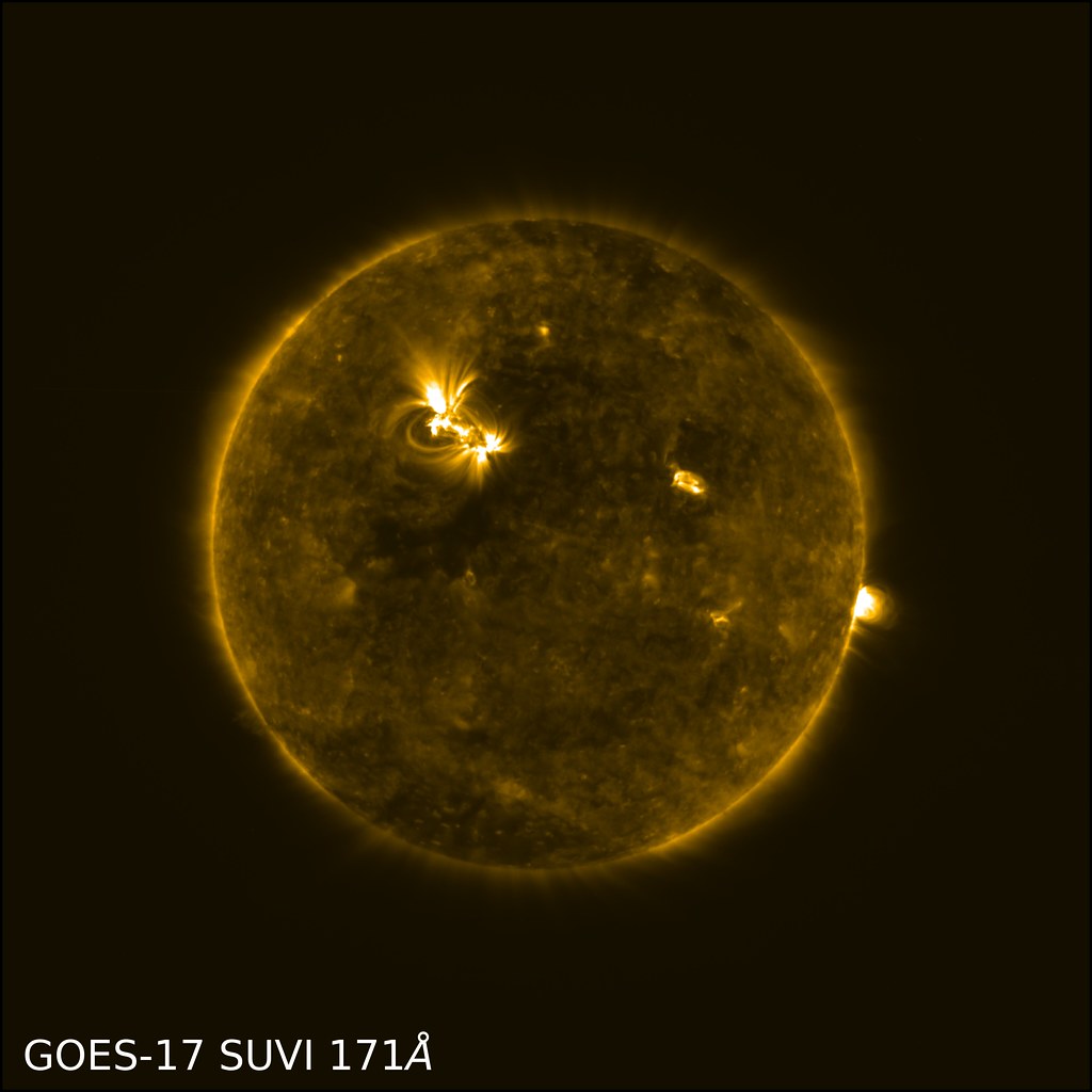 First GOES-17 SUVI Images Capture Solar Flare 171 Å