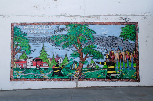 macgregor firehall mural 2018 マニトバ州 manitoba canada カナダ 5月 五月 早月 gogatsu satsuki fastmonth 平成30年 summer may