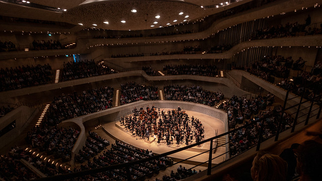 Konzertsaal Elbphilharmonie nach dem Konzert